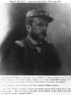 LT HUGH W. MCKEE, USN